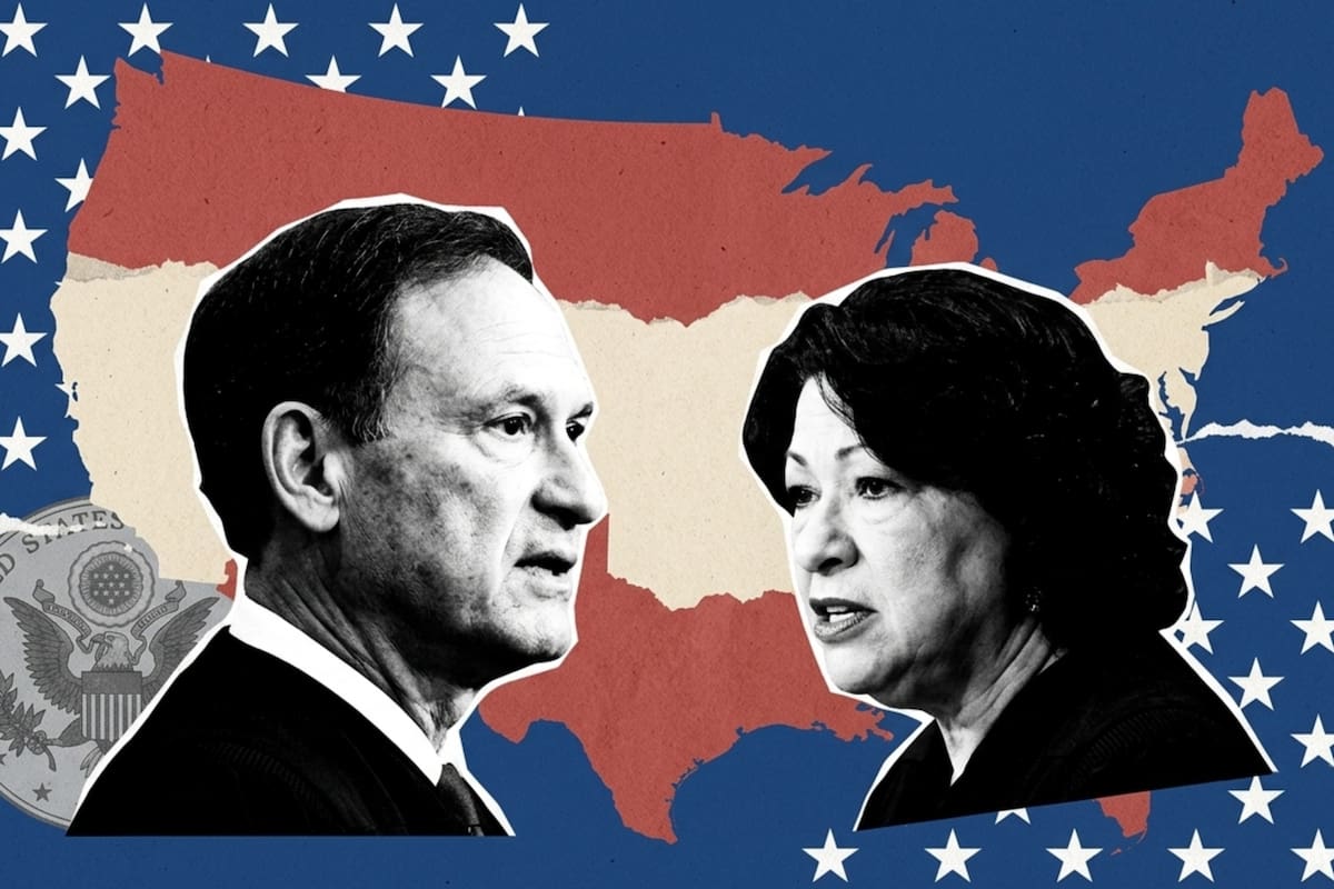Los jueces Samuel Alito y Sonia Sotomayor, referentes de los bloques conservador y liberal, protagonizan una disputa histórica que expone las profundas divisiones ideológicas en el corazón de la Corte Suprema de Estados Unidos