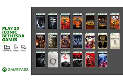 Los juegos de Bethesda disponibles para Xbox y PC con el pase de pago mensual