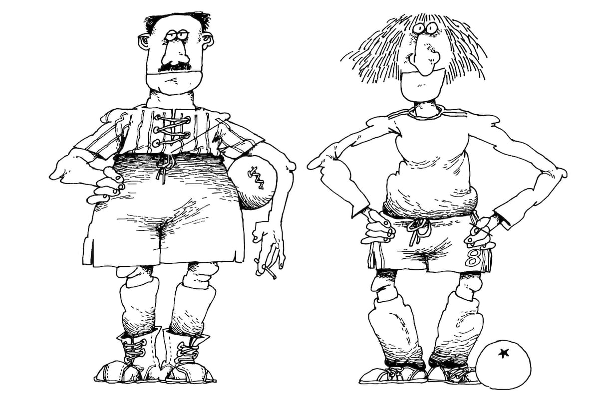 Los jugadores "de ayer y de hoy", según Fontanarrosa