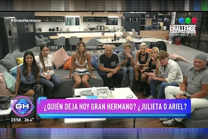 Los jugadores de Gran Hermano expectantes antes de la nueva eliminación