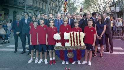 Los jugadores de La Masía