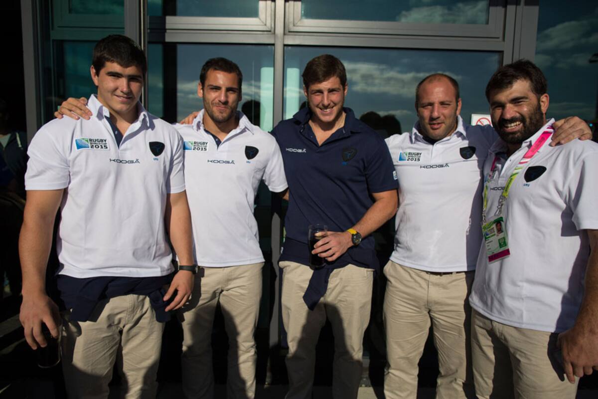 Los jugadores de Uruguay, la cenicienta del torneo