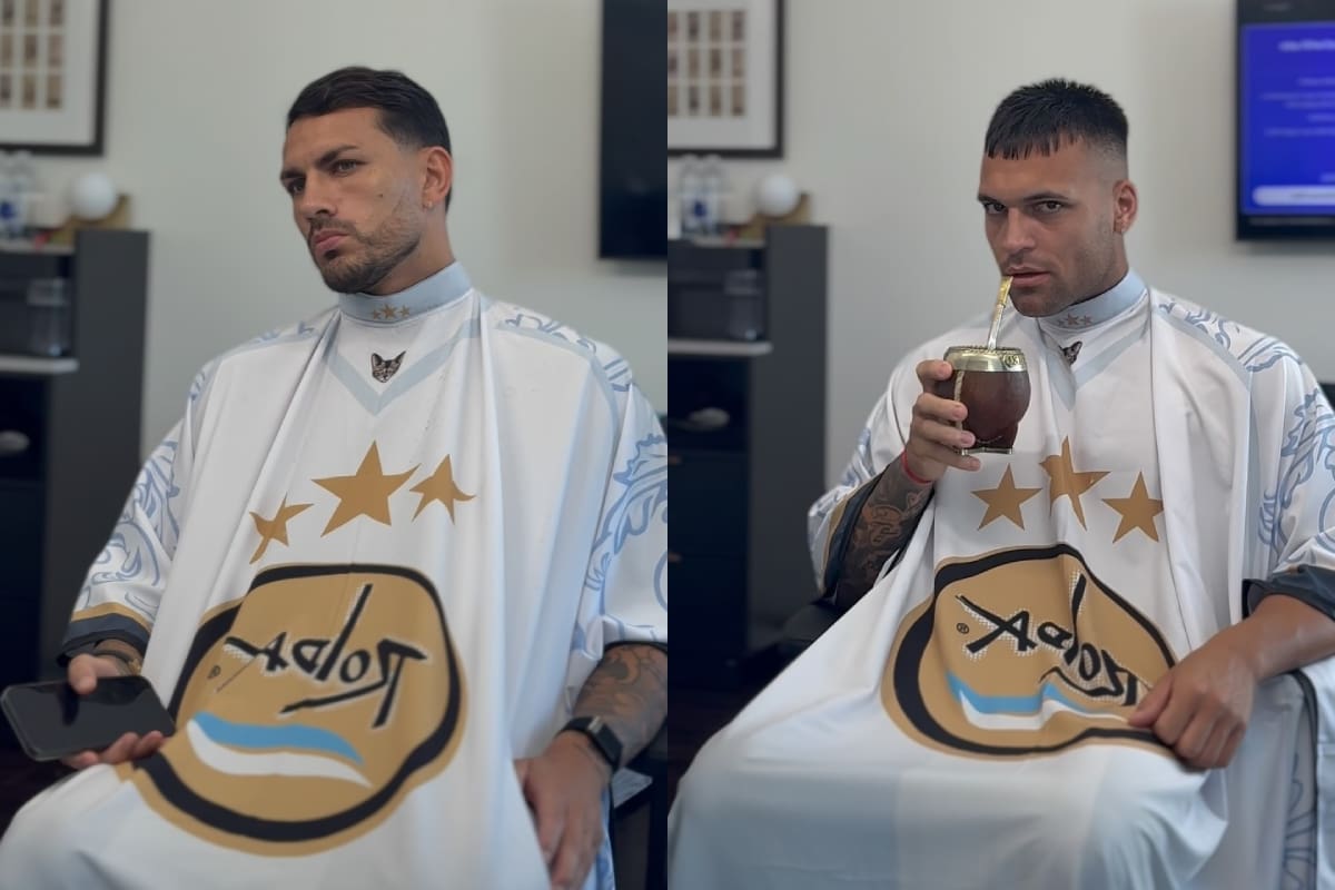 Los jugadores mostraron sus nuevos cortes de pelo en las redes sociales