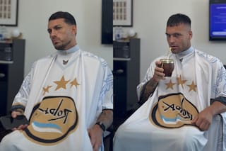 Los nuevos looks de Leandro Paredes y Lautaro Martínez para enfrentar a Inglaterra en las semifinales