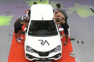 Los jugadores participaron por un 0KM (Captura video)