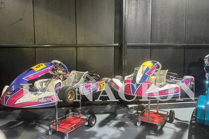 Los kartings que encontró la Justicia en la quinta
