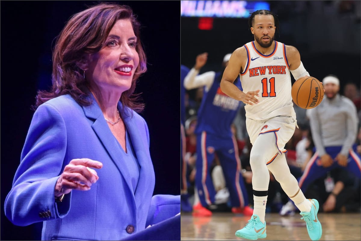 Los Knicks ganaron la Final de la Conferencia Este contra los Cleveland Cavaliers por un contundente 4-0 y Hochul celebró el resultado con un mensaje en redes sociales