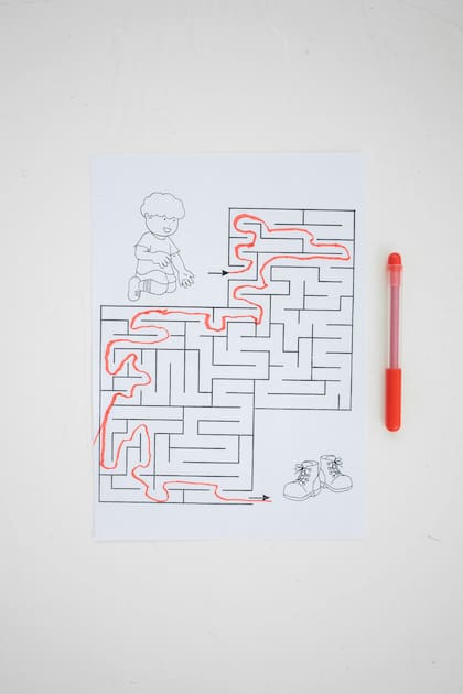Los laberintos son juegos sencillos pero efectivos para el cuidado de la memoria (imagen ilustrativa)