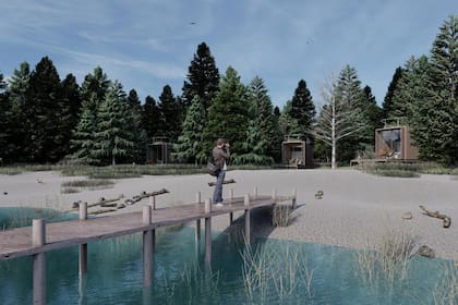 Los LABT-20 están construidos con paneles de madera local de cada zona, reciclada y compactada y, explican, ahorra más de 50% de energía y reduce hasta un 60% los tiempos de obra