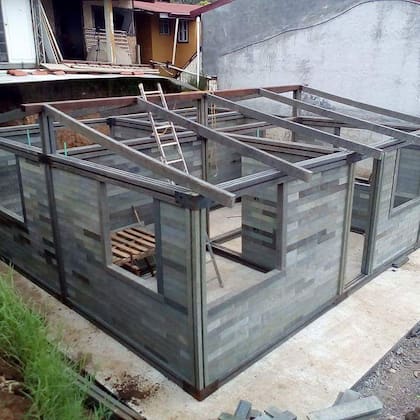Los ladrillos se encastran como Lego