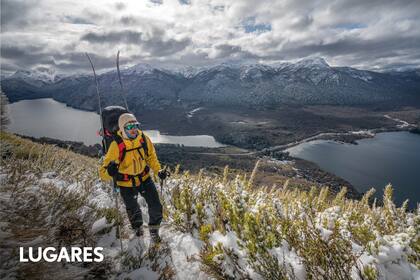 Los lagos desde la altura.