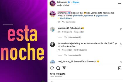 Los Latin Amas 2023 serán este 20 de abril