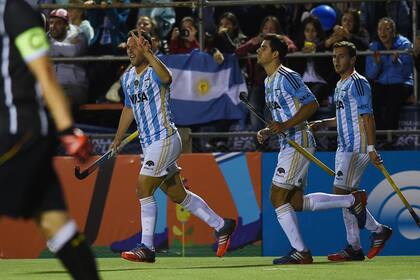 Los Leones festejaron ante Alemania