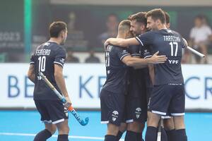Los Leones quedaron segundos en la zona A del Mundial de hockey producto de dos igualdades y una victoria