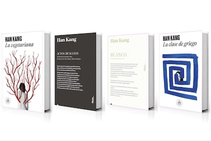 Los libros de la Nobel en español: "La vegetariana", "Actos humanos", "Blanco" y "La clase de griego"
