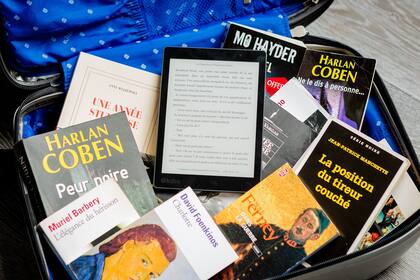 Los libros son una buena idea durante el viaje, pero no tantos