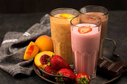 Los licuados son siempre un complemento de un plan para ganar masa muscular