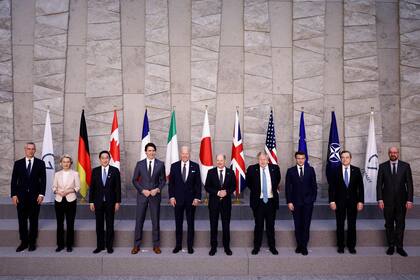 Los líderes de la OTAN reunidos el jueves en Bruselas