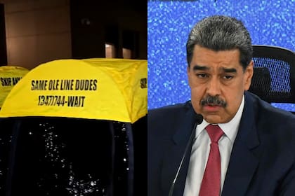 Los "line dudes" ofrecen servicios para hacer la fila en la audiencia de Nicolás Maduro en Nueva York
