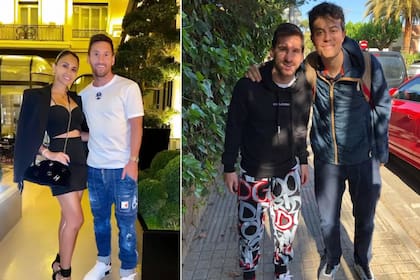 Los llamativos looks de Messi (Foto archivo)