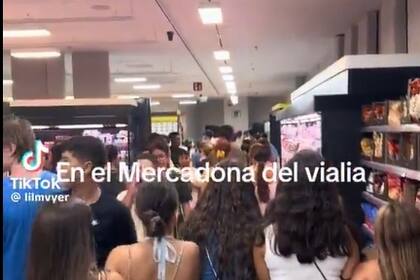 Los locales de Mercadona en España se convirtieron en fenómeno viral