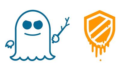 Los logos "oficiales" de Spectre y Meltdown, creados por los investigadores que dieron la voz de alerta