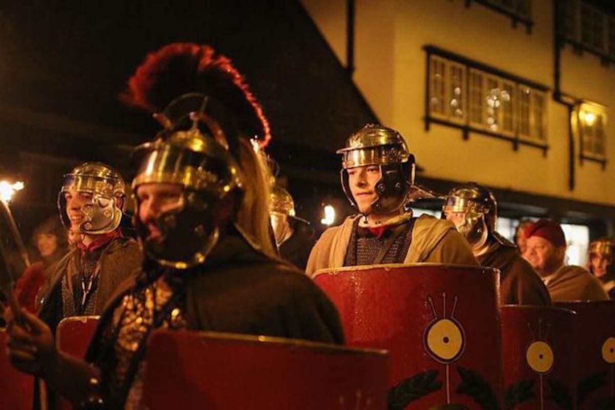 Los lugareños de Chester toman muy en serio su legado romano.