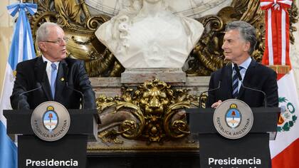 Los mandatarios estuvieron reunidos en la Casa Rosada