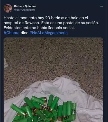 Los manifestantes expusieron la represión en las redes