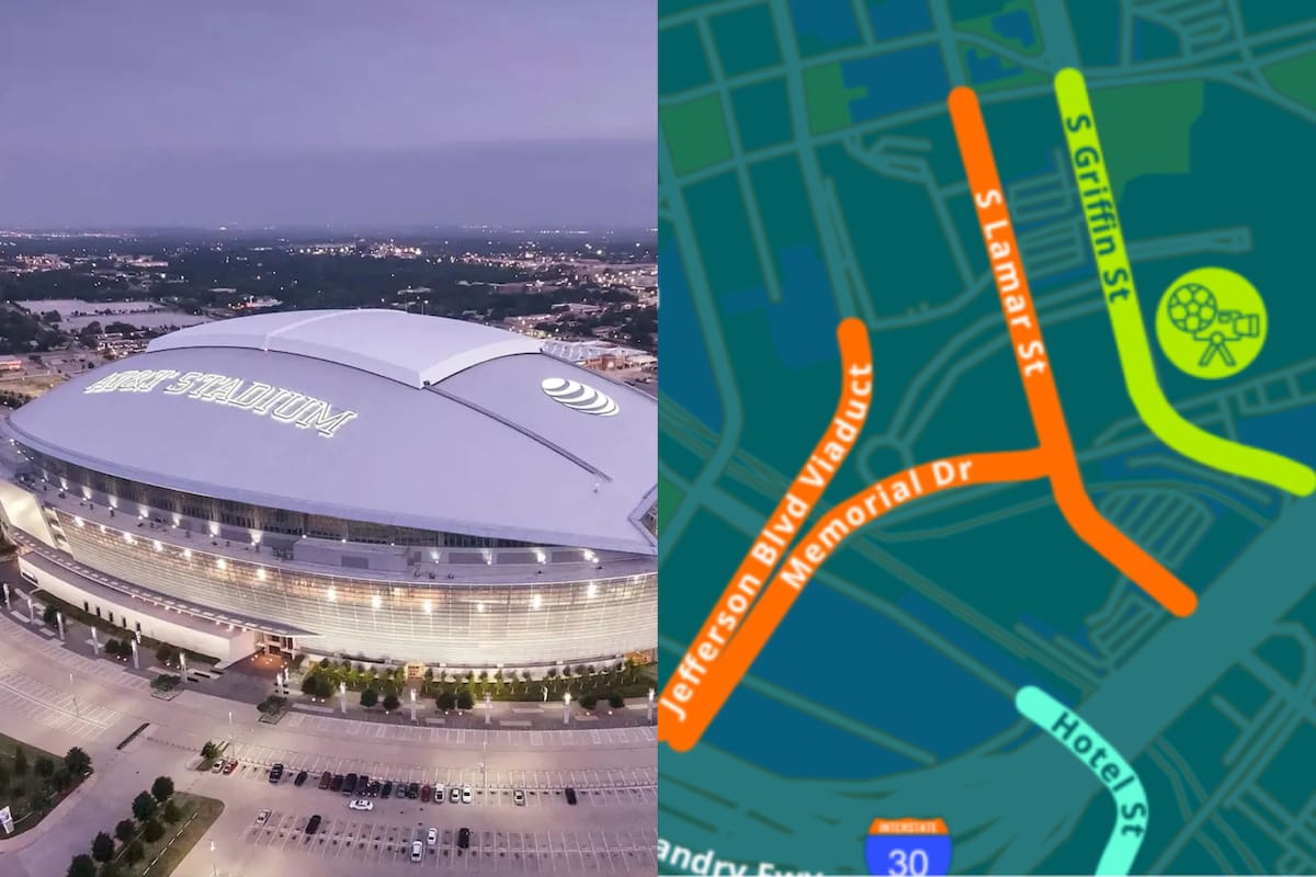 Los mapas de cortes de calles en Dallas y Houston por los partidos y eventos del Mundial 2026 en Texas