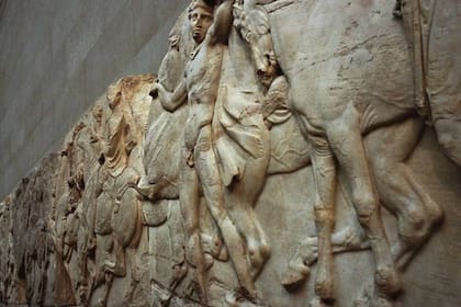 Los mármoles de Elgin son exhibidos en el museo Británico