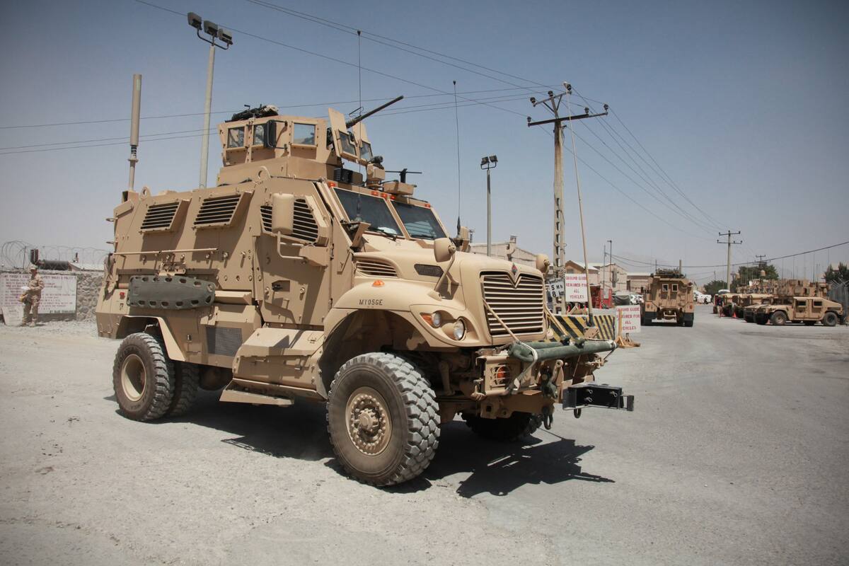 Los MaxxPro fueron vistos en Ucrania luego de que Estados Unidos envió más de 200 unidades