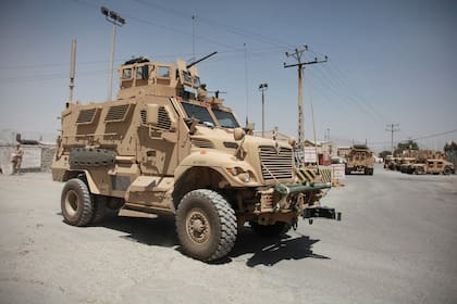 Los MaxxPro fueron vistos en Ucrania luego de que Estados Unidos envió más de 200 unidades