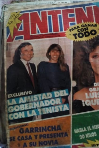 Los medios de la época ya hablaban de la "amistad" que se estaba formando entre el riojano y su profesora de tenis.