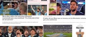 Así reflejaron los medios del mundo la despedida de Messi de la selección