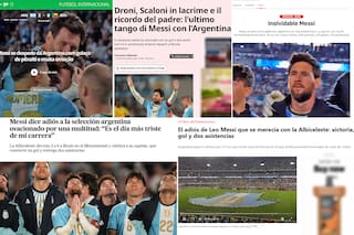 Así reflejaron los medios del mundo la despedida de Messi de la selección