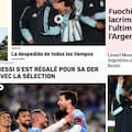 Así reflejaron los medios del mundo la despedida de Messi de la selección