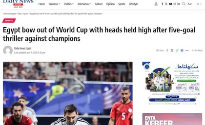 Los medios egipcios, entre el reconocimiento de su selección y las quejas por el arbitraje.