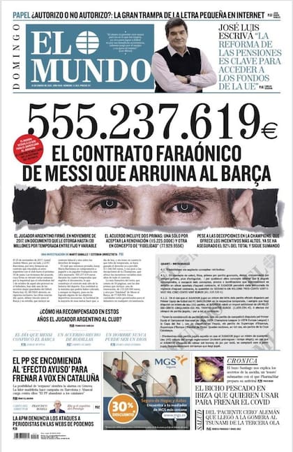 Los medios europeos desataron una guerra de tapas para decidir el futuro del 10