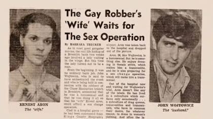 Los medios hicieron foco en la relación entre John Wojtowicz y Liz Eden. “Nadie robaría un banco para regalar una operación de cambio de sexo, por eso hicieron la película”, dijo Wojtowicz