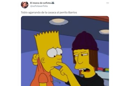 Los mejores memes de la pelea entre Tobio y “Perrito” Barrios en Huracán vs. San Lorenzo
