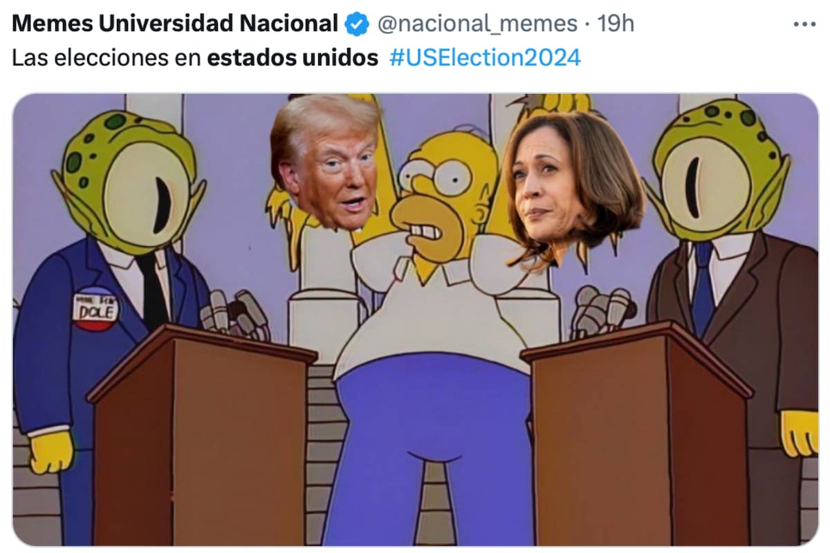 Los mejores memes de las elecciones 2024 en EE.UU.