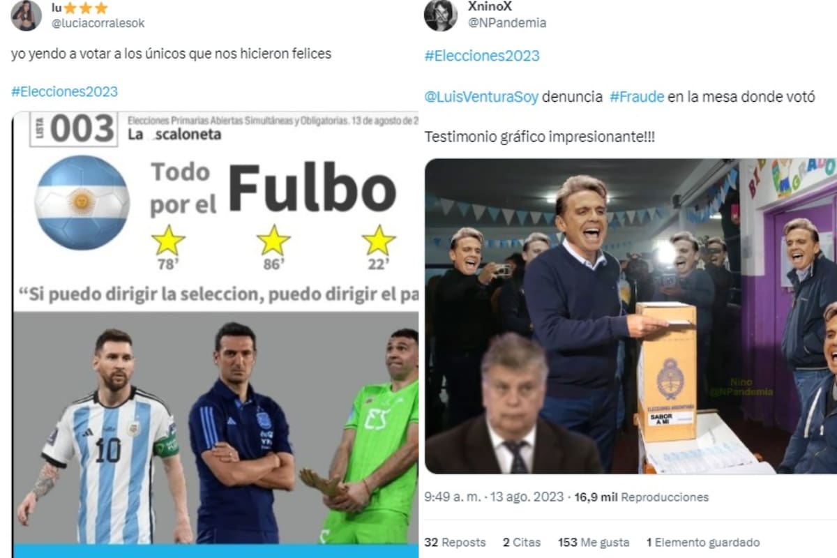 Los mejores memes de las PASO 2023