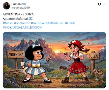 Los mejores memes del duelo entre la selección argentina y Suiza por el Mundial