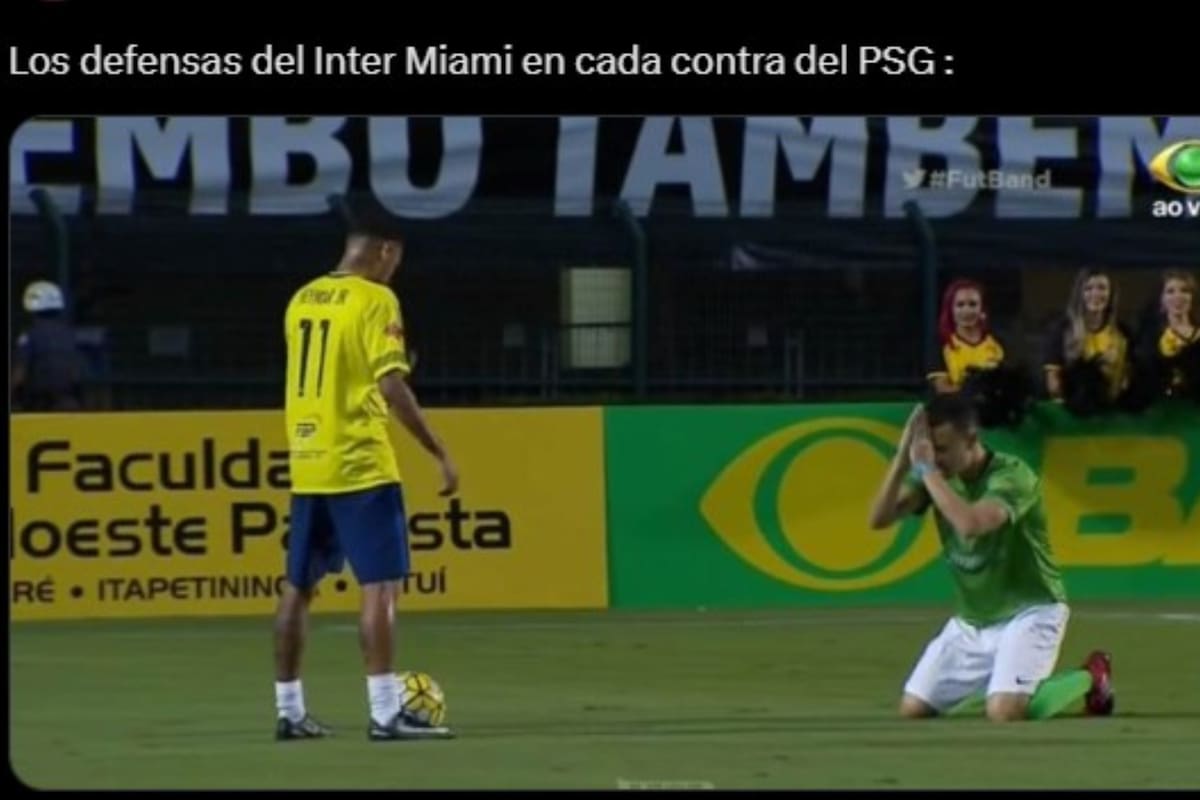 Los mejores memes del partido entre Inter Miami y PSG