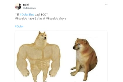 Los mejores memes por el aumento del dólar blue