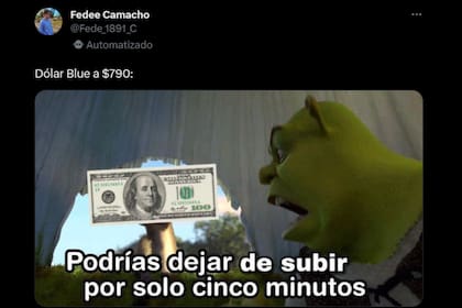 Los mejores memes por el aumento del dólar blue