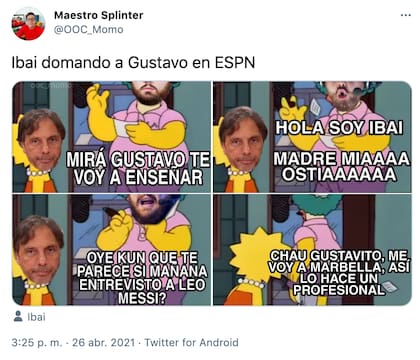 Los mejores memes por el cruce entre Gustavo López e Ibai Llanos