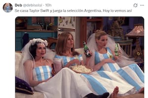 Taylor Swift se casó en simultáneo al partido de la selección y estallaron los memes