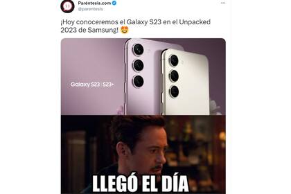Los mejores memes por el Unpacked, donde Samsung presentará el S23